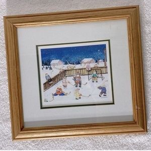 Alberto De Castro What’s The Score Framed Art